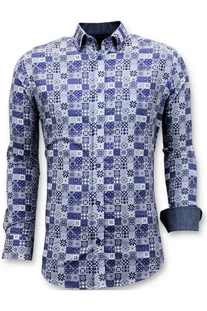 TONY BACKER Trendy overhemden digitale print