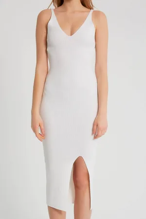 Robin-Collection Elastische ribstof jurk t93513