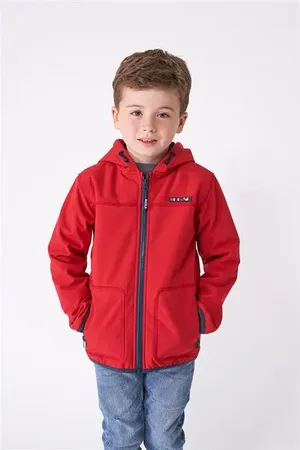 Batela Rode kinder softshell jas