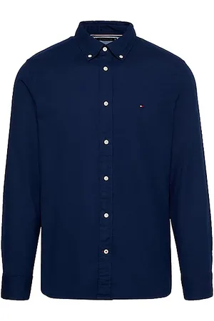 Tommy Hilfiger Overhemd 33307 twill carbon navy