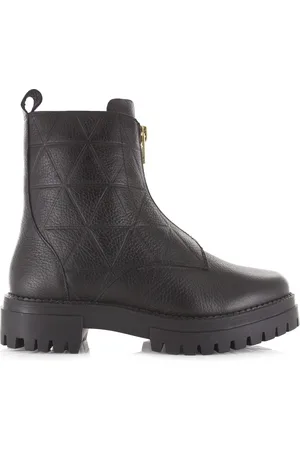 Leren discount boots dames