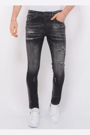 Local Fanatic Stonewashed ripped jeans slim fit