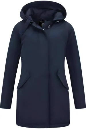 Thebrand Getailleerde winterjas met capuchon