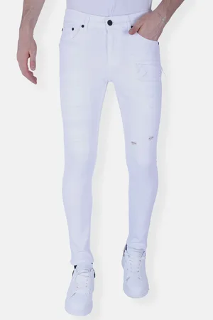 Local Fanatic Te slim fit jeans met scheuren 1090