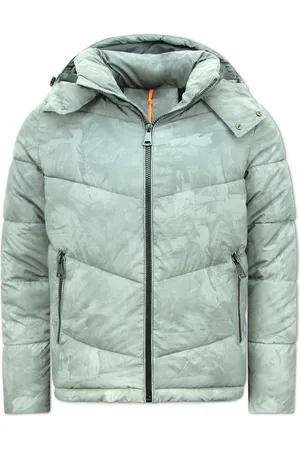 Enos Reflector puffer jas met capuchon