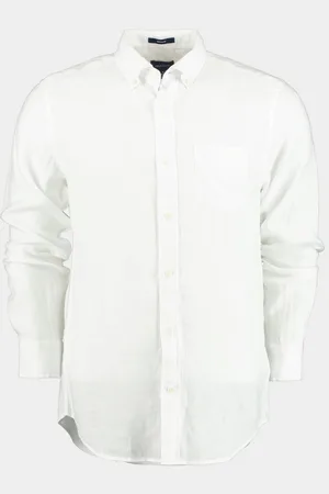 GANT Casual hemd lange mouw reg linen shirt 3230085/110