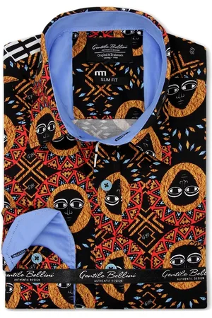 TONY BACKER Premiummet print slim fit