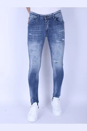Local Fanatic Spijkerbroeken slim fit met scheuren 1095
