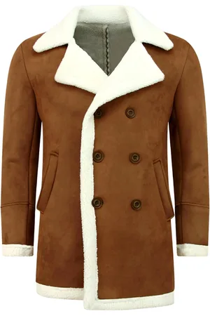 TONY BACKER Imitatie bontjas lammy coat lang