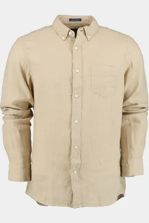 GANT Casual hemd lange mouw reg ut gmnt dyed linen shirt 3230102/270