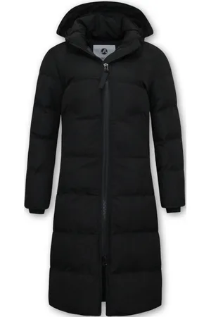 Matogla Puffer jas lang getailleerd 8606
