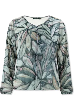 Lizzy & Coco Soshy top- neutral flowers