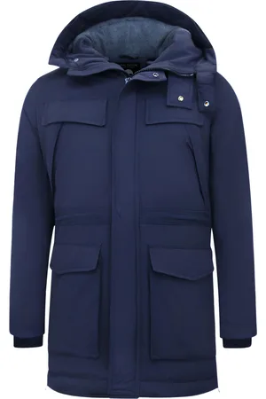 Enos Lange winterjassen met capuchon