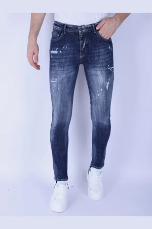 Local Fanatic Denim blue stone washed jeans slim fit 1103