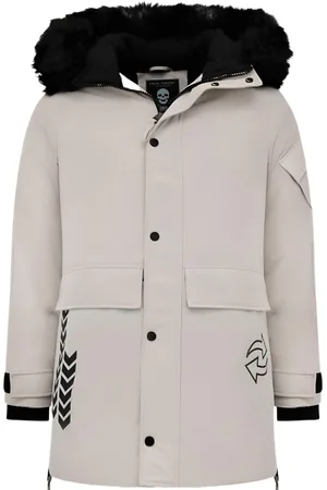 Enos Parka jas met faux bontkraag