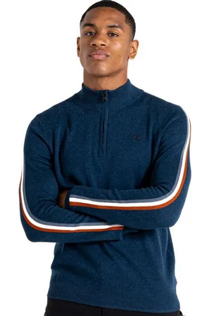 Dare 2B Heren dutiful ii stripe marl half zip sweatshirt