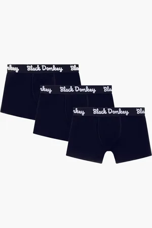 Black Donkey Men boxer 3-pack i black/white