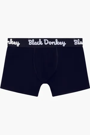 Black Donkey Men boxer 1-pack i black/white