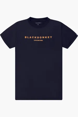Black Donkey Apollo t-shirt i black/orange