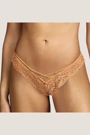 wing powerbutterfly thong | sparkling gold