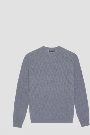 Antony Morato Trui sweater effect blue grijs