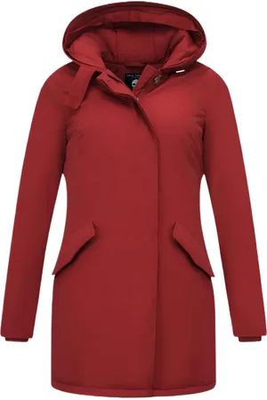 Thebrand Winterjas getailleerd met capuchon
