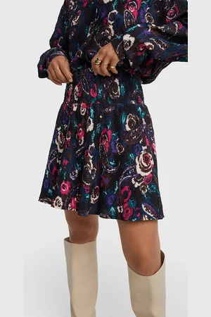 Alix the label 2308222330 ladies woven paisley flower skirt
