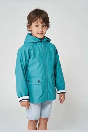Batela Turquoise kinder regenjas lauwersoog