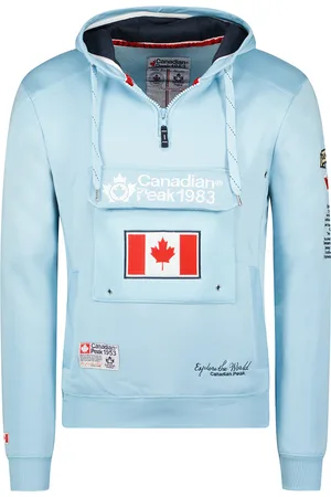 Canadian Peak Heren anorak trui galapagos sky blue