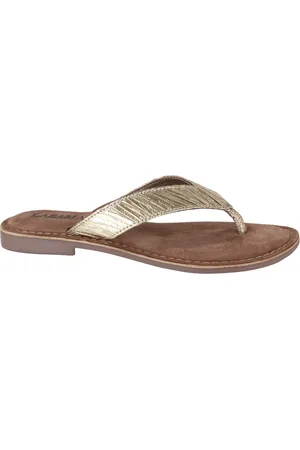 Lazamani 75479 gold dames slippers