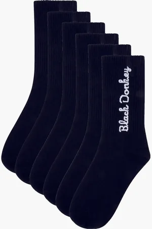Black Donkey Socks 3-pack i black