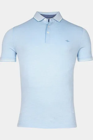 Baileys Polo korte mouw poloshirt 2-tone oxford pique 415287/61