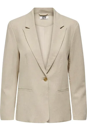 JACQUELINE DE YONG Maya l/s linen blazer