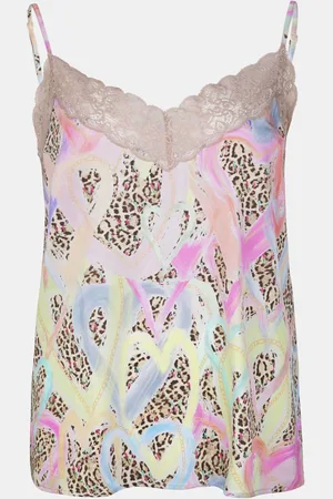 MUCHO GUSTO Slip top leopard hartjes