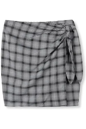 Refined Department Jazzie woven flowy check skirt dessin