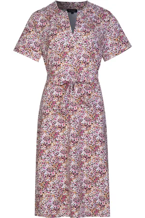 g-maxx Donna jurk offwhite/ orchidee