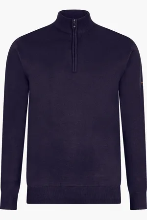 Black Donkey Luxury zip sweater i black