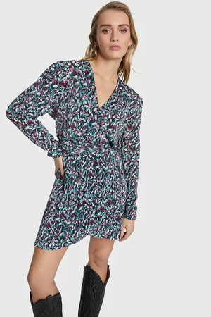Alix the label 2308326336 knitted flower lurex dress