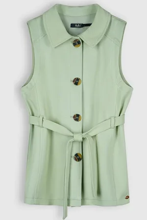 NoBell Meisjes gilet met riem tika