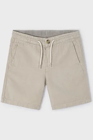 Mayoral Jongens short linnen semolina