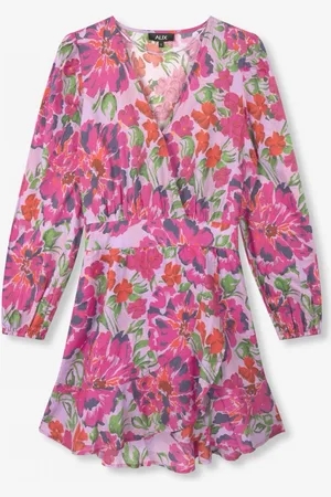 Alix the label Flower broderie dress color