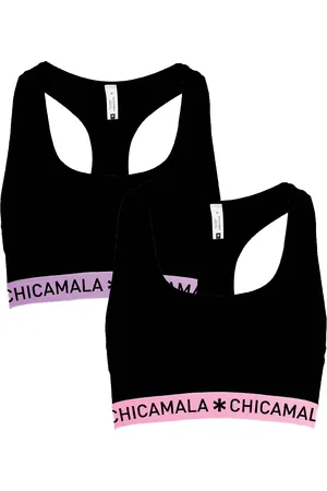 Muchachomalo Dames 2-pack racerback effen