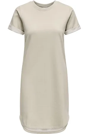 JACQUELINE DE YONG Jdyivy ss dress jrs noos beige