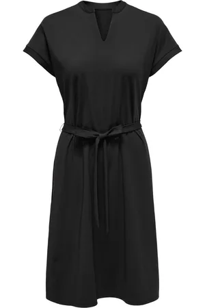 ONLY Onlanie ss v-neck belt dress pnt
