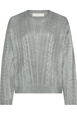 NUKUS Fw240625 10 carmel pullover silver