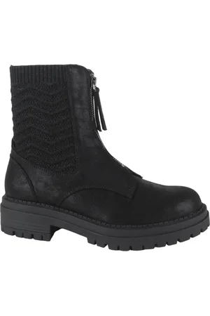 La Strada 2013180-1001 black dames enkellaarzen sportief