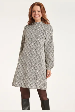 Smashed Lemon 24561 korte jurk met grafische print |