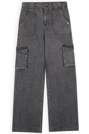 NoBell Meisjes cargo jeans broek