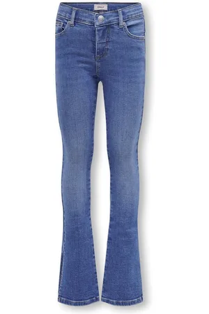ONLY Koghus flared slit dnm blue denim