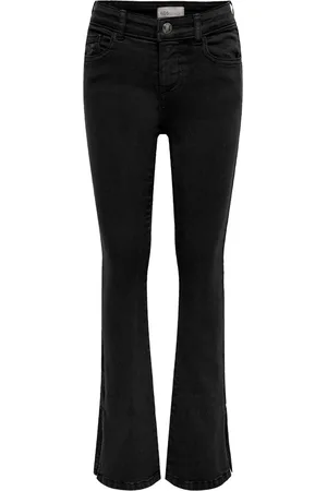 ONLY Koghus flared slit dnm black denim
